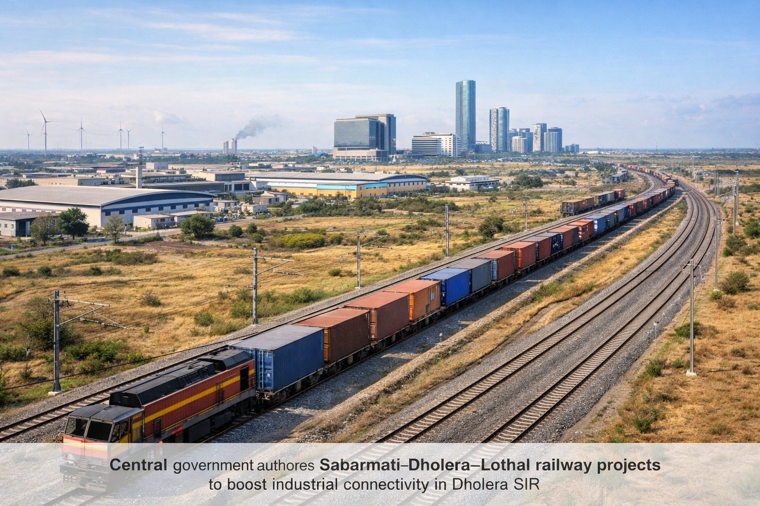 Central Authorization Granted for Sabarmati–Dholera–Lothal Railway Projects to Boost Industrial Connectivity