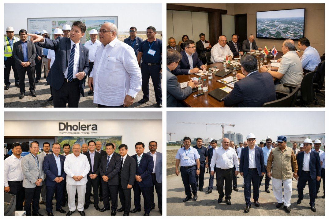 Global Diplomatic Engagements Include Strategic Investment Talks on Dholera’s Industrial Growth