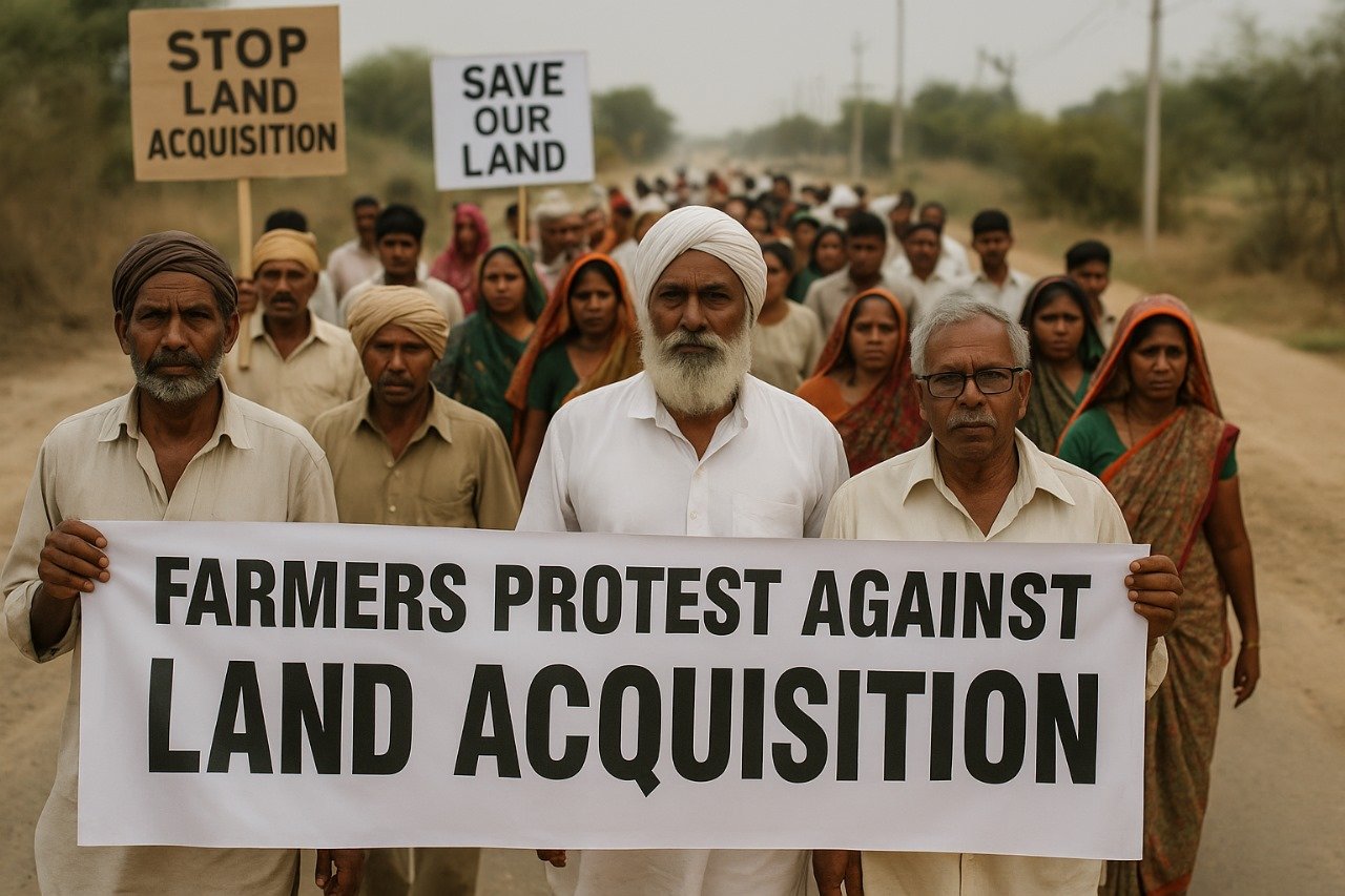 Gujarat: Farmers Protest Against Land Acquisition for Dholera SIR