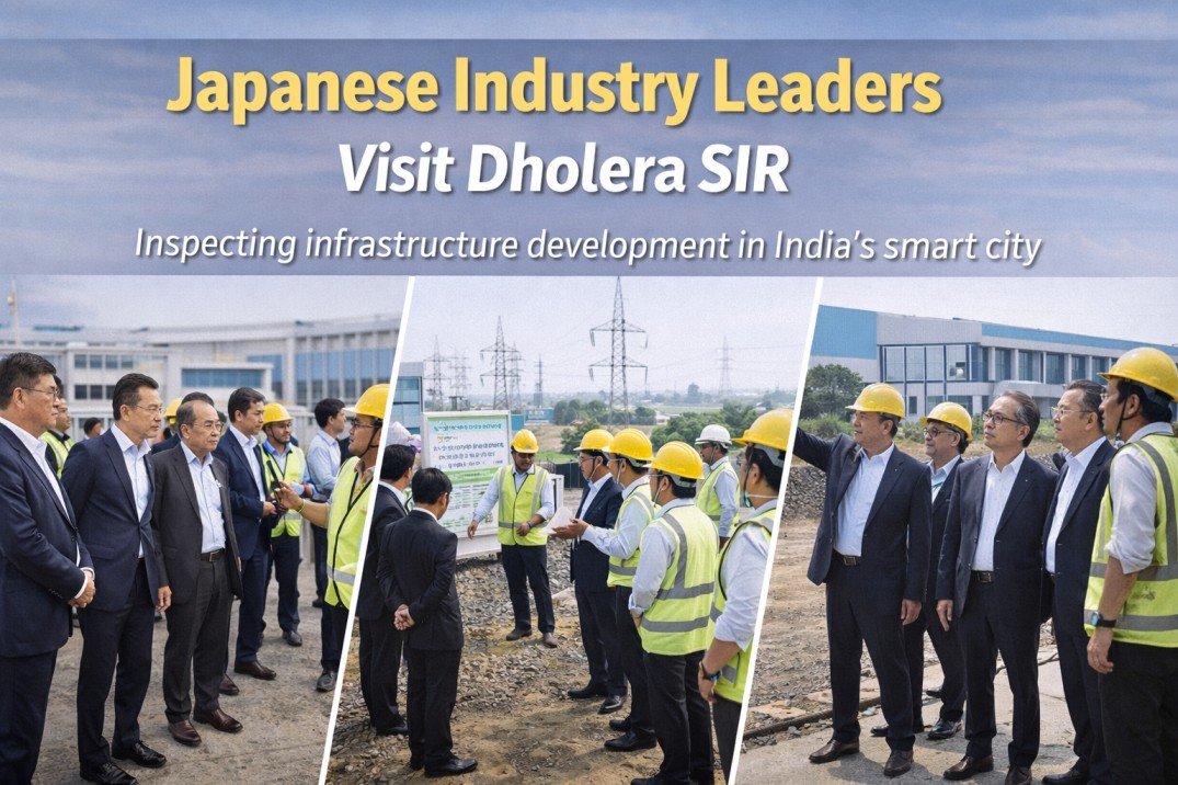 Japanese Industry Leaders Visit Dholera SIR to Review Infrastructure and Investment Progress