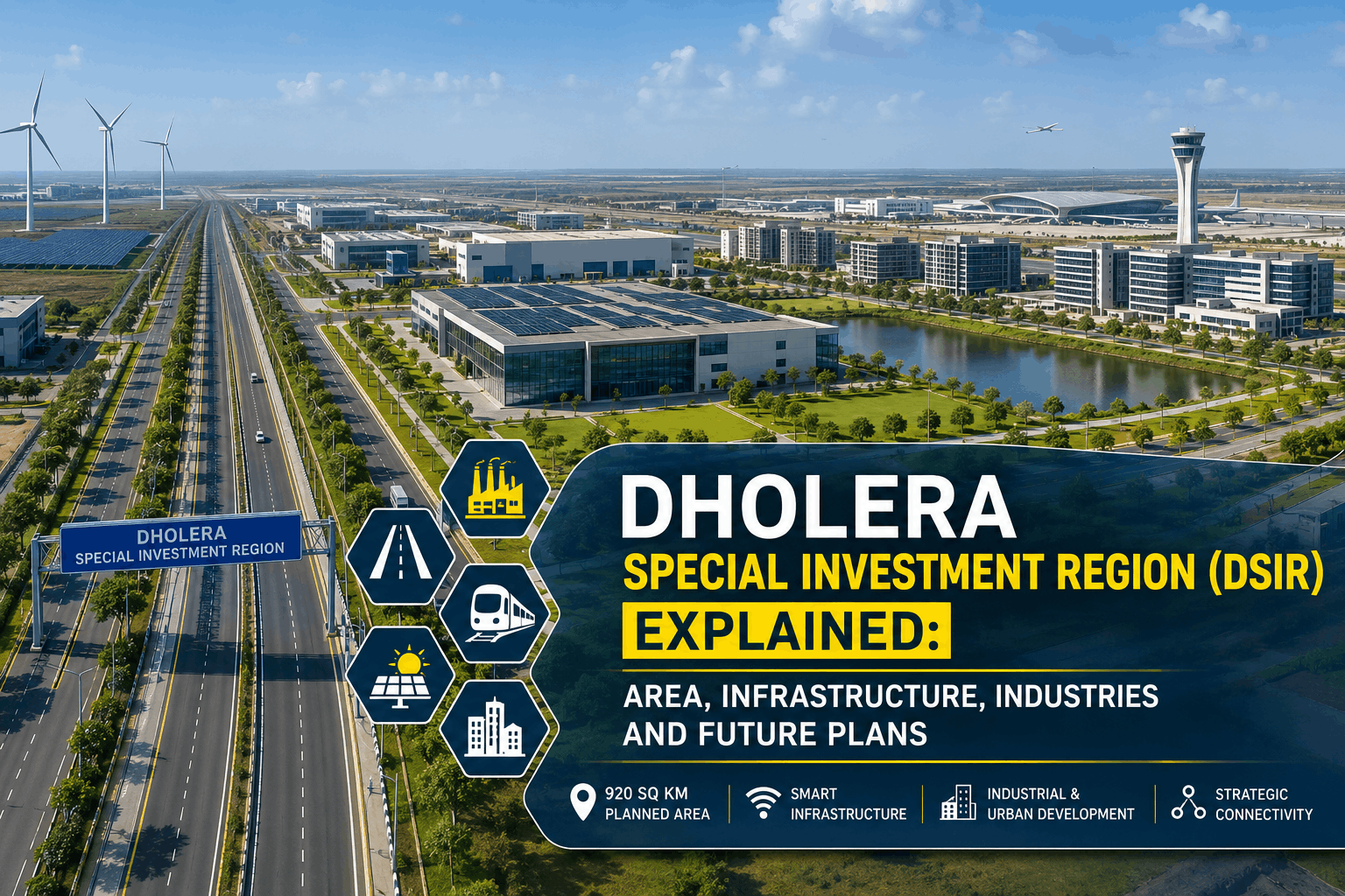 Dholera Special Investment Region (DSIR) Explained: Area, Infrastructure, Industries and Future Plans