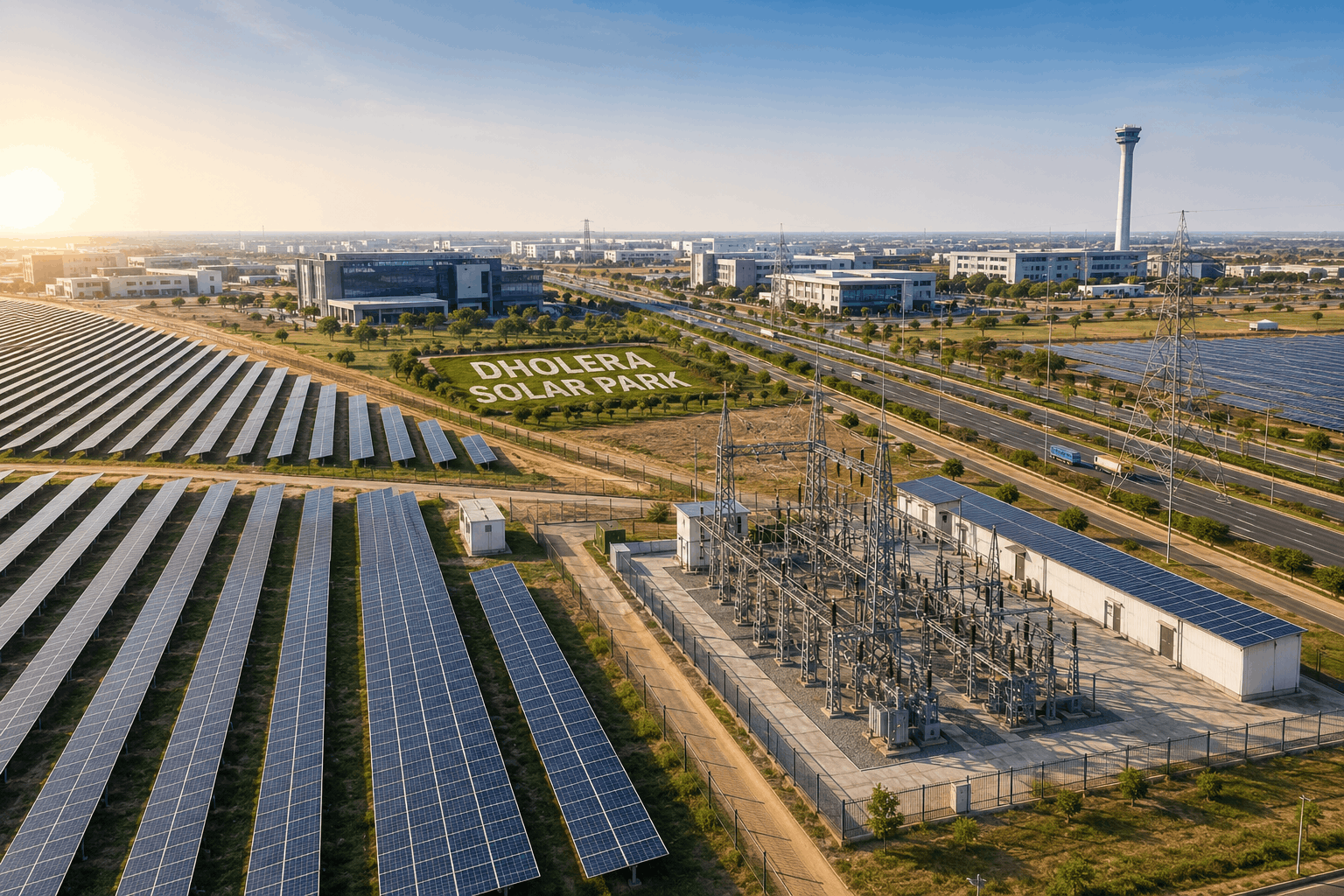 Dholera Solar Park Explained: Renewable Energy Backbone of India's Green Industrial City