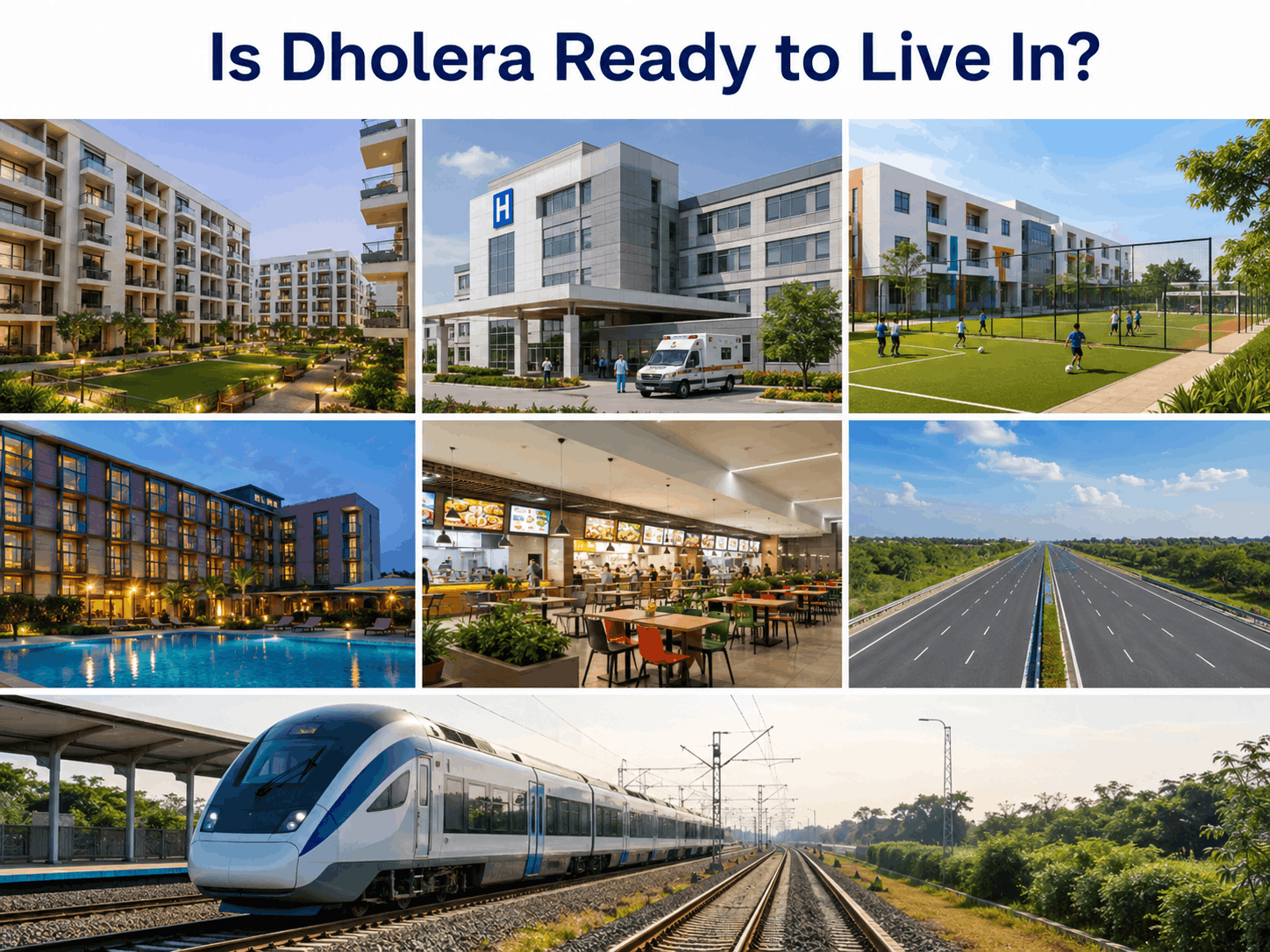 Is Dholera Ready to Live In? Housing, Hospitals, Schools, Hotels & Daily-Life Infrastructure in 2026