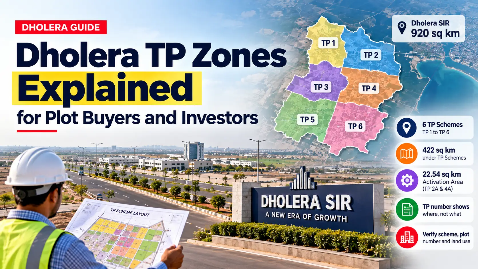 Dholera TP Zones Explained for Plot Buyers and Investors