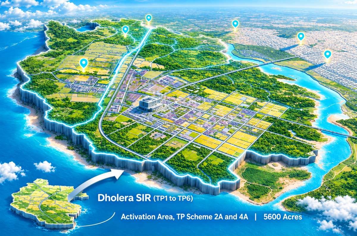 Carpet Area vs Built-up Area vs Super Built-up Area: What Dholera Plot Buyers Actually Need to Measure