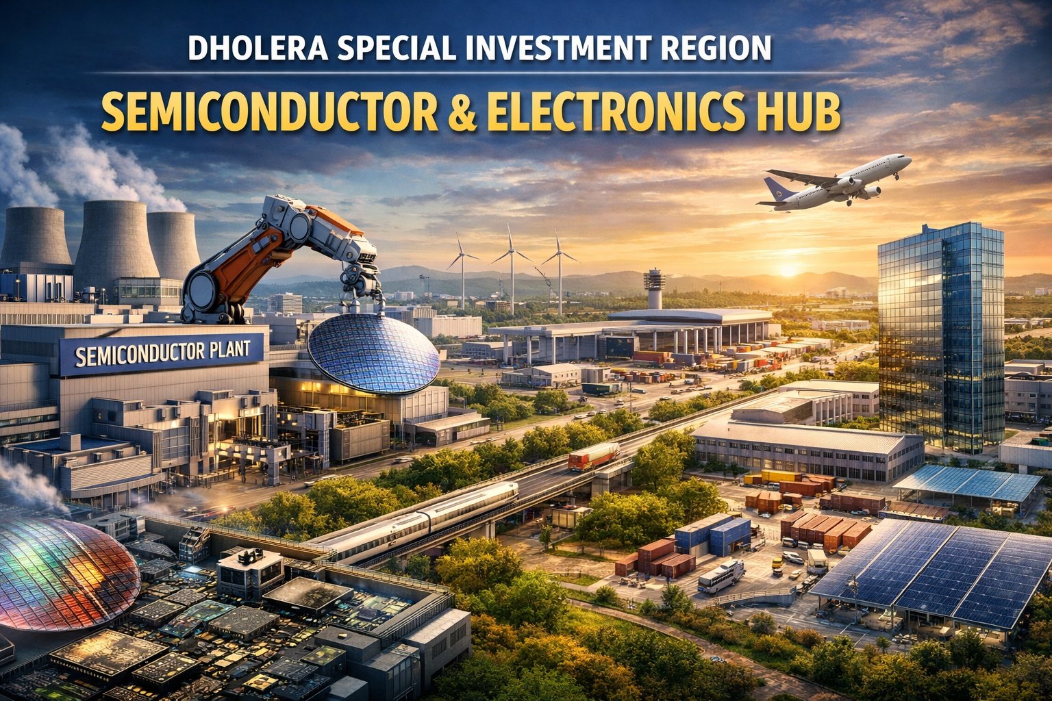 Dholera Emerging as India’s Next High-Tech Manufacturing and Semiconductor Hub
