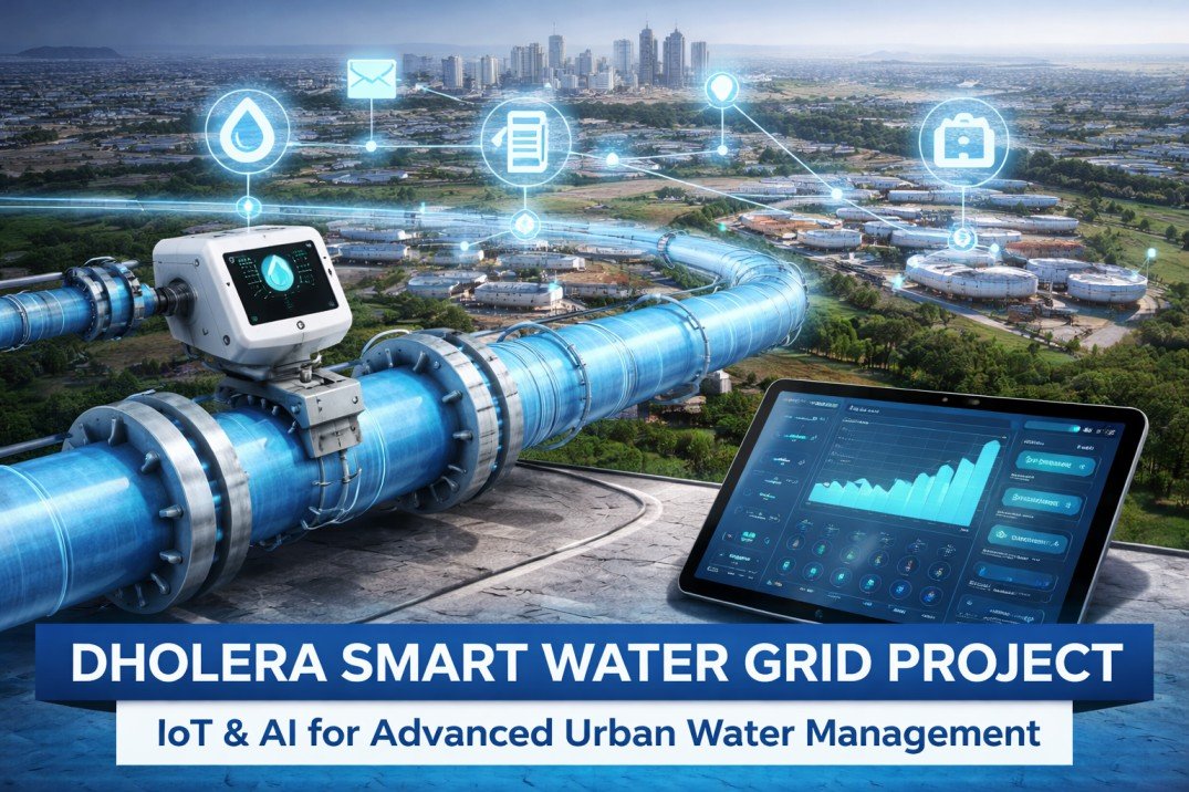 Dholera Smart Water Grid Project Uses IoT & AI to Transform Water Management
