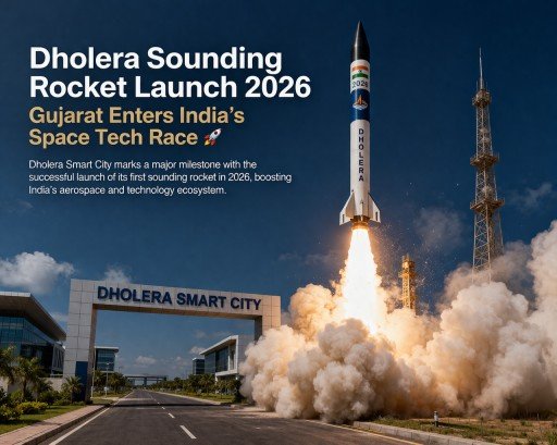Dholera Sounding Rocket Launch 2026: Gujarat Enters India’s Space Tech Race