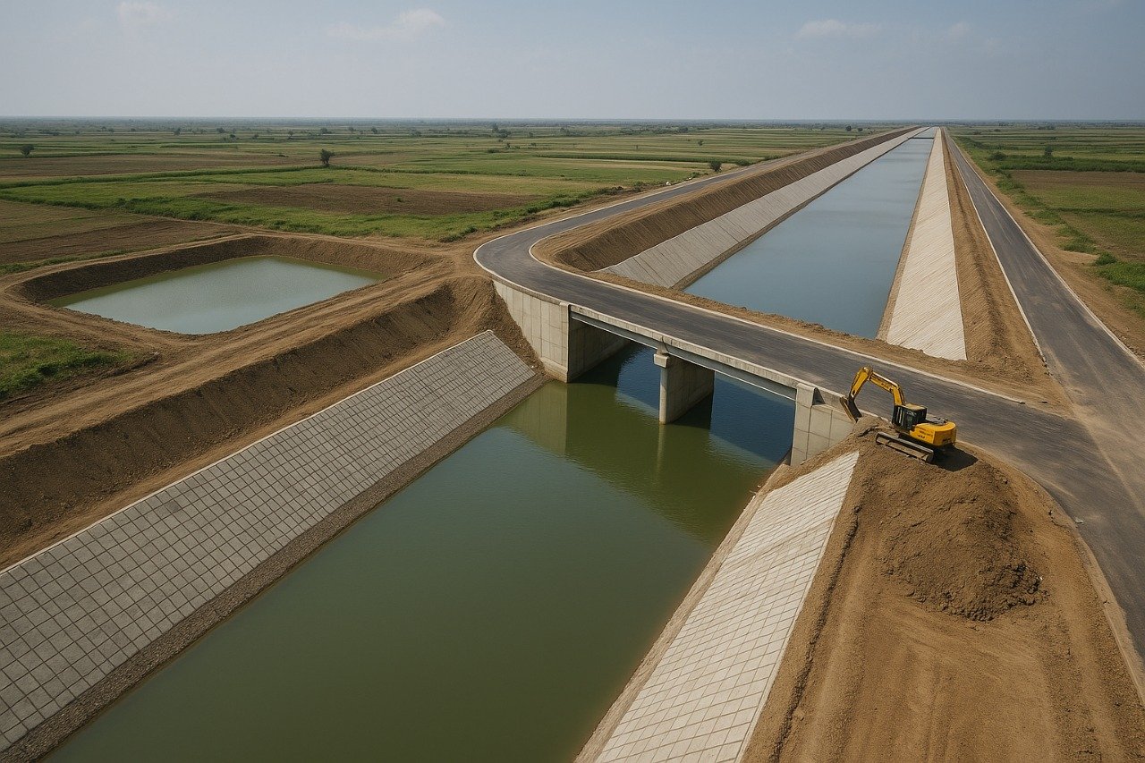 Flood Management Integrated in Dholera TP Scheme Designs