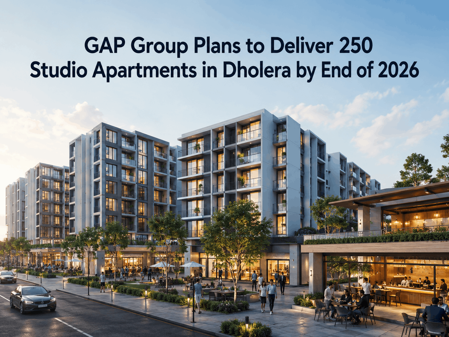 GAP Group Plans to Deliver 250 Studio Apartments in Dholera by End of 2026