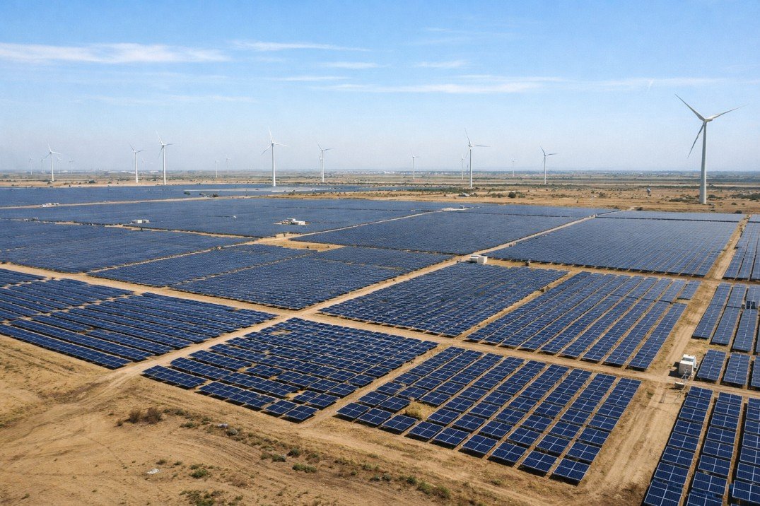 Green Energy Expansion at Dholera: New Solar & Wind Power Hub Plans Power Smart City Growth