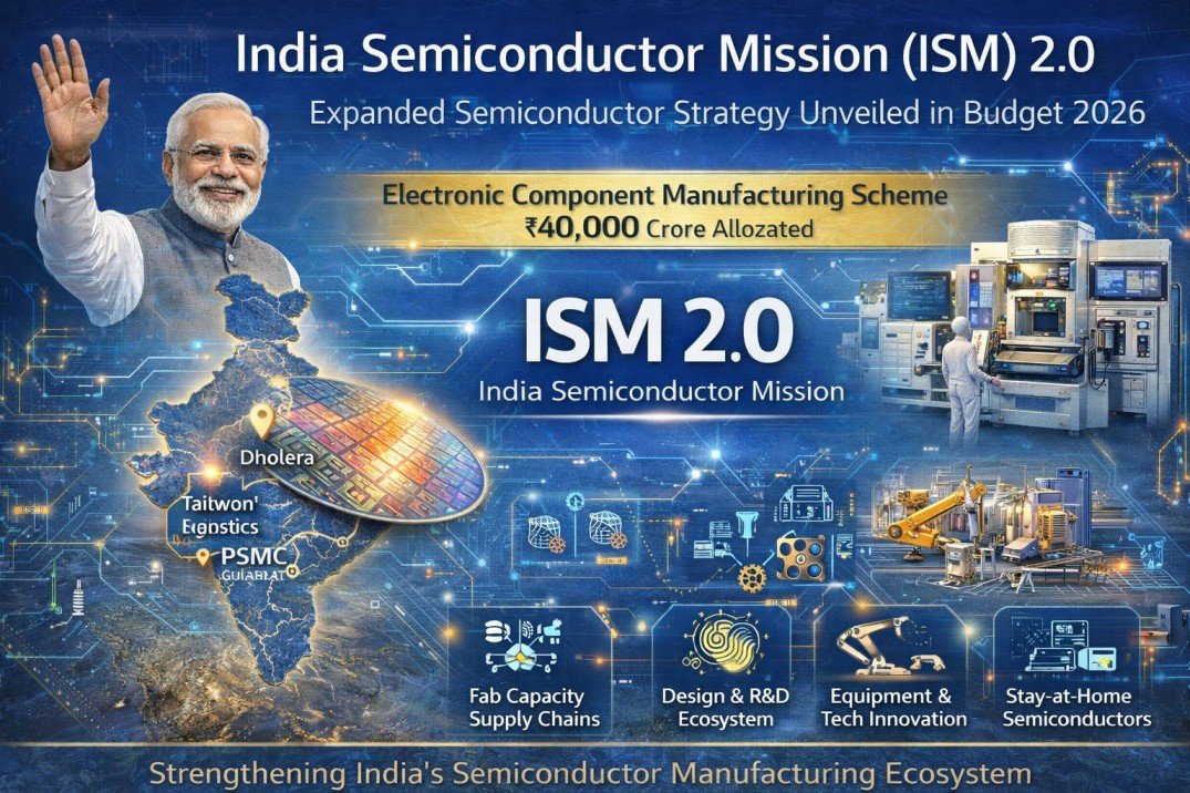 Indian Government Launches ISM 2.0 to Boost Semiconductor Growth, Strengthening Dholera Hub