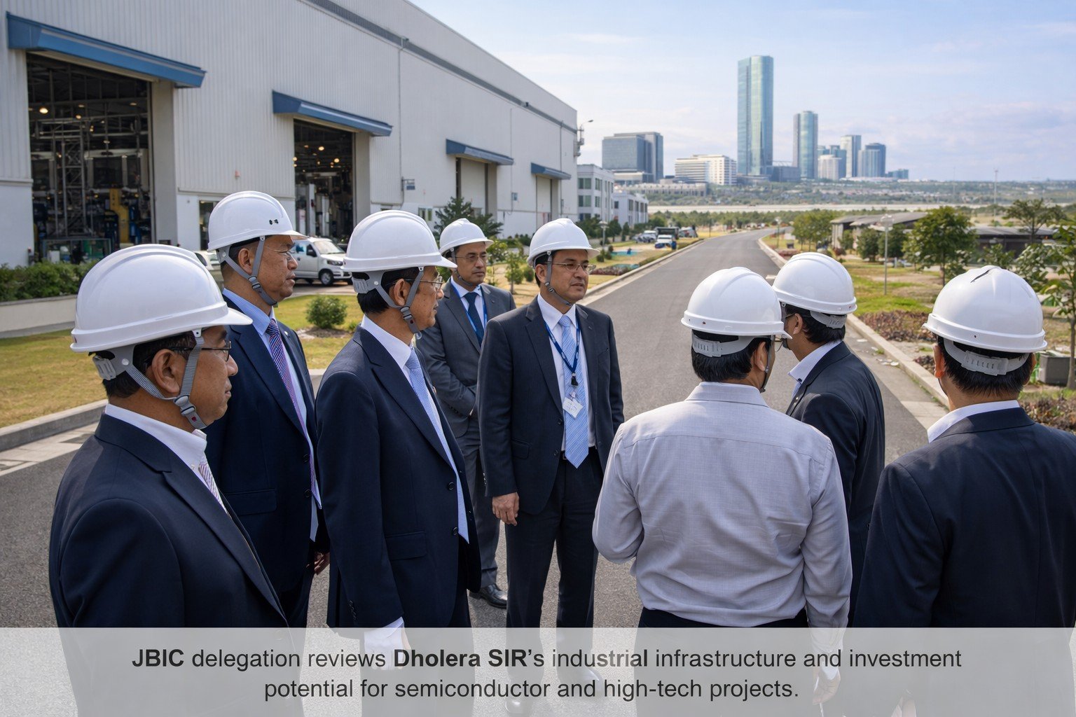 JBIC Delegation Visits Dholera Industrial Park to Review Global Investment Opportunities