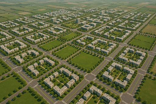 Official Town Planning Schemes 1–6 Sanctioned