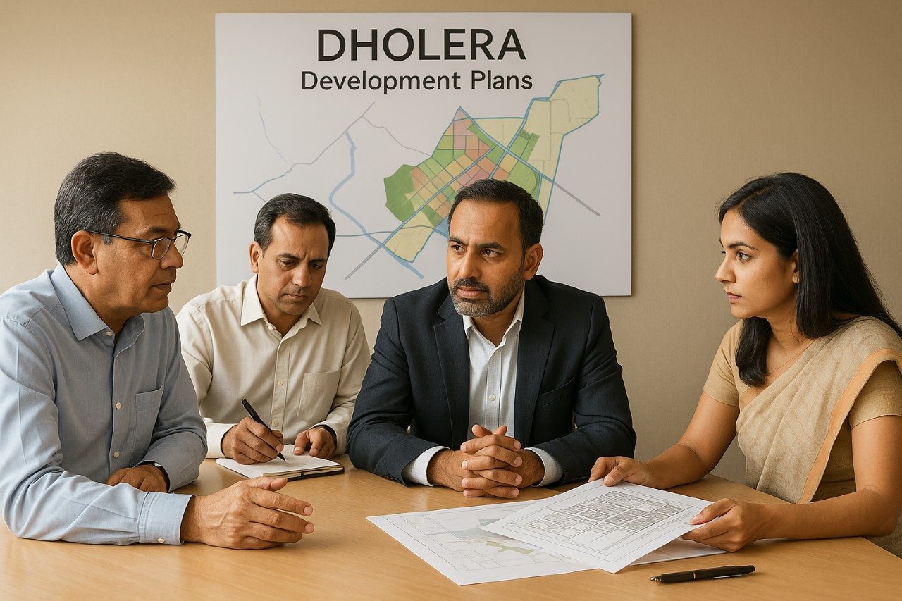 Preliminary Meetings Held on Dholera Industrial Planning