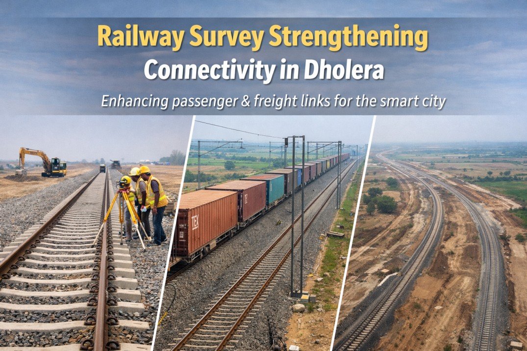 Railway Survey Strengthening Connectivity in Dholera Smart City